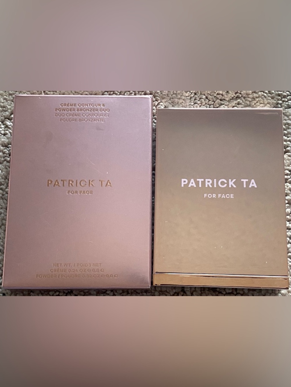 Patrick Ta Major Sculpt Crème Contour & Powder Bronzer Duo She's Sculpted 9G
